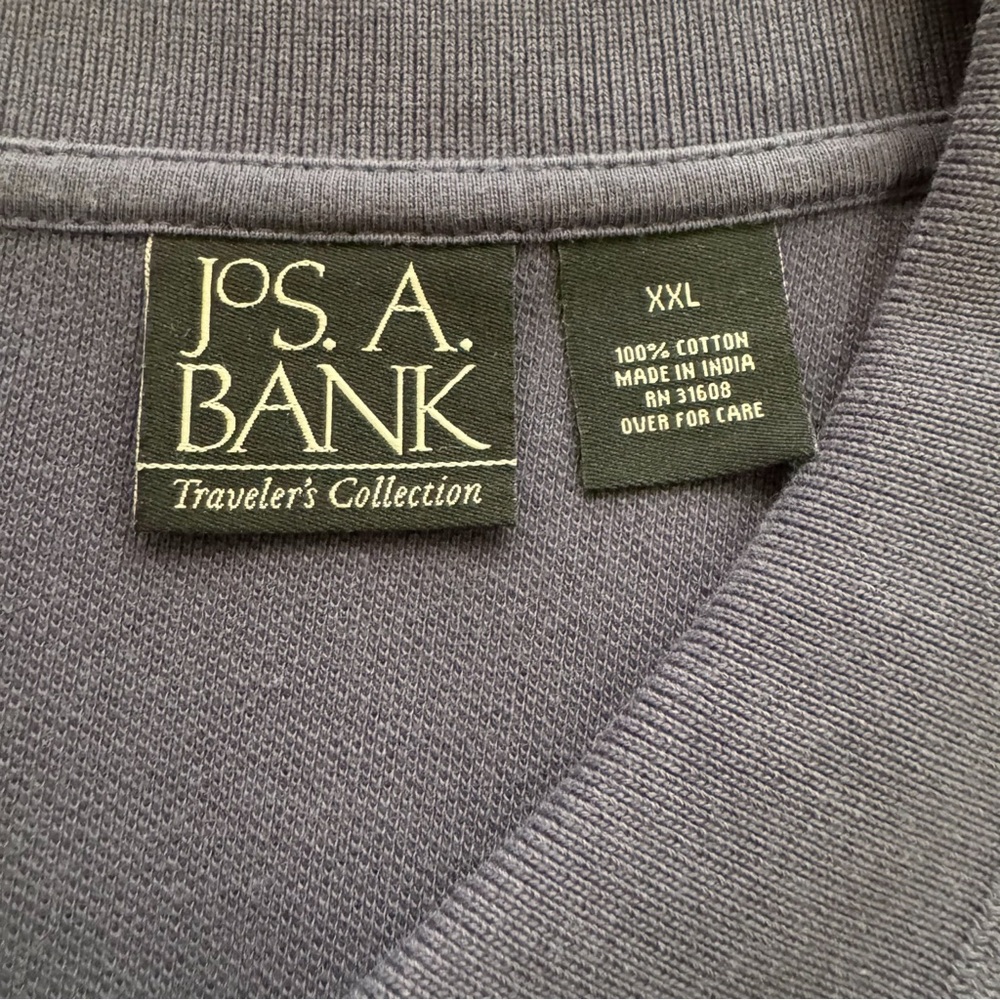 Set Of 2 Jos. A. Bank Traveler's Collection Casual Fall Short Sleeve Polos XXL - Picture 14 of 16